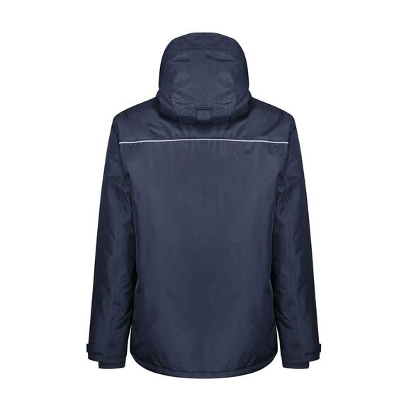 Regatta Professional Mens Heated Waterproof Jacket / Navy/Magma Orange